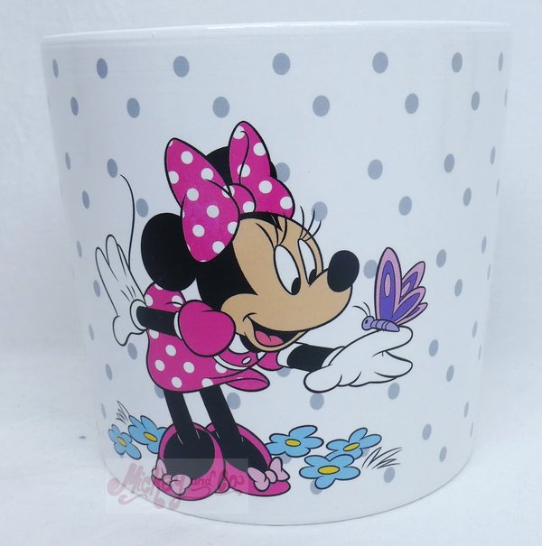 Disney Kurt S Adler Blumentopf: medium size : Minnie Mouse mit Schmetterling
