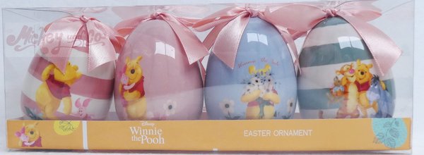 Disney Kurt S Adler Osterschmuck Easter Egg Eier Ostern Ostereier : Set mit 4 Winnie Pooh