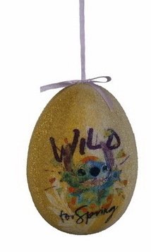 Disney Kurt S Adler Osterschmuck Easter Egg Eier Ostern Ostereier : Stitch Wild for Spring