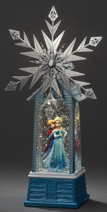 Disney Laterne mit Lichtspiel und Blower Frozen/ Eiskönigin : Elsa Anna sisters forever