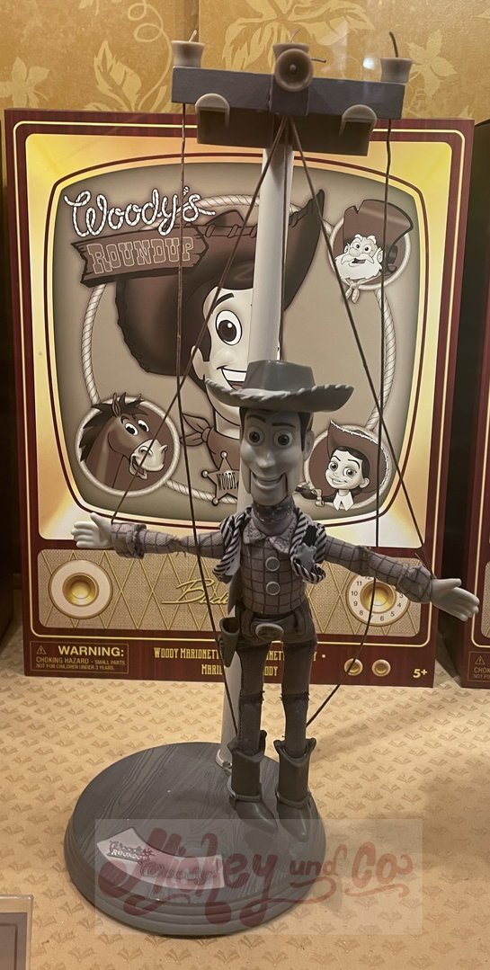 Disney Disneyland Paris Figur Toy Story im Geschenkkarton: Woody als Marionette