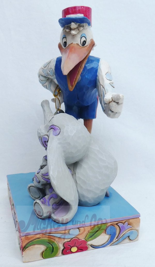 Disney Enesco Jim Shore Traditions : 4027947 Dumbo with Stork Special Delivery
