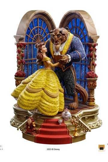 Disney Iron Studio Figure Beauty and the Beast Deluxe Statue 1/10