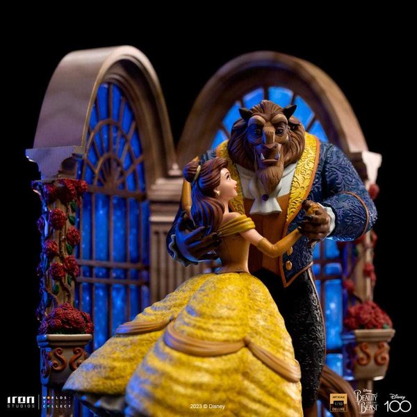 Disney Iron Studio Figurine La Belle et la Bête Deluxe Statue 1/10
