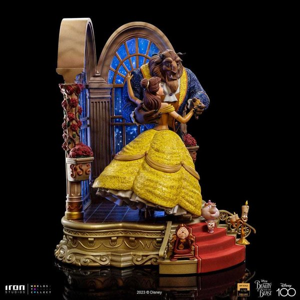 Disney Iron Studio Figur Die schöne und das Biest Deluxe Statue 1/10