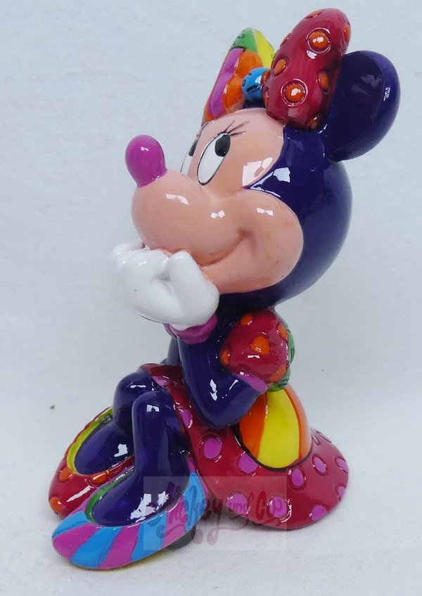 Disney Britto Enesco Mini Figur : sitzende Minnie Mouse 4027957