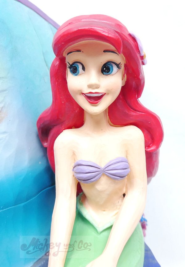 Disney Enesco Traditions Jim Shore Figurine : 601432 Livre d'histoires A Mermaid's Tale Arielle