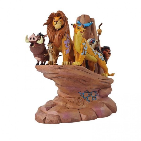 Disney Enesco Traditions Jim Shore figurine: 6014329 Pride Rock Carved by Heart Lion King