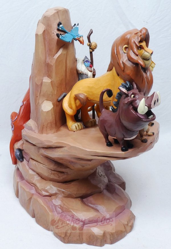 Disney Enesco Traditions Jim Shore Figur: 6014329 Pride Rock Carved by Heart König der Löwen