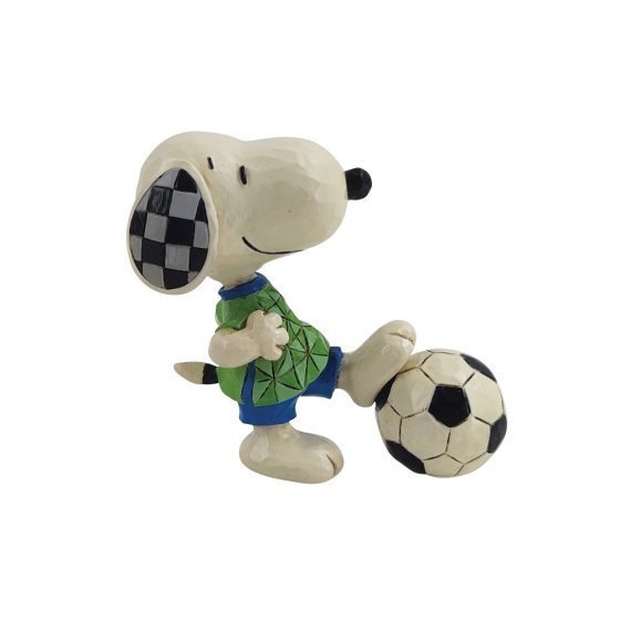 Enesco Tradtions by Jim Shore Peanuts : Sboopy Soccer Mini Figur Fussball