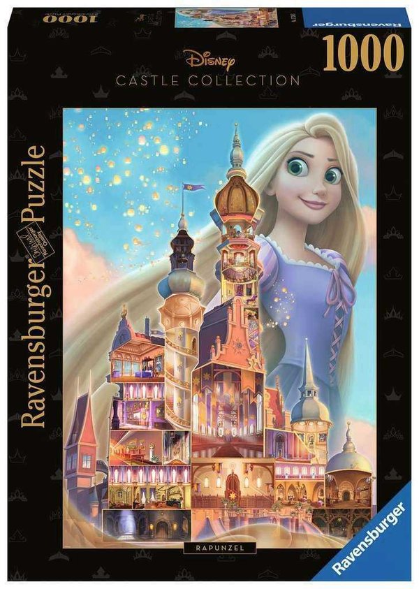 Disney Ravensburger Puzzle 1000 Teile Castle Collection: Rapunzel -  mickeyundco Dein Disney Shop Store