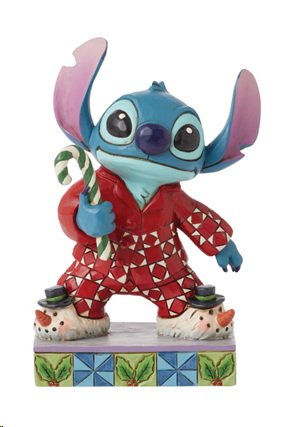 Disney Enesco Traditions Jim Shore 6015008: Stitch in Xmas Pyjama WEihnachten