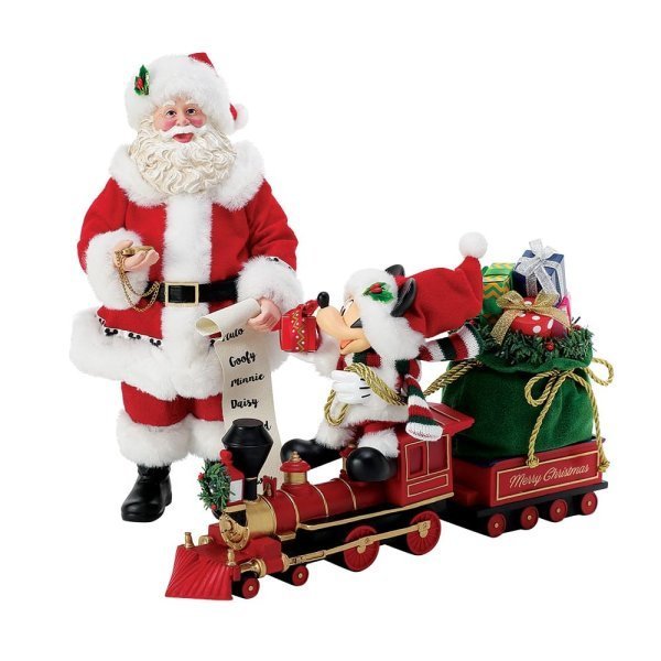 Disney Enesco Possible Dreams Santa Mickey & Minnie Mouse Weihnachtszug 6012042