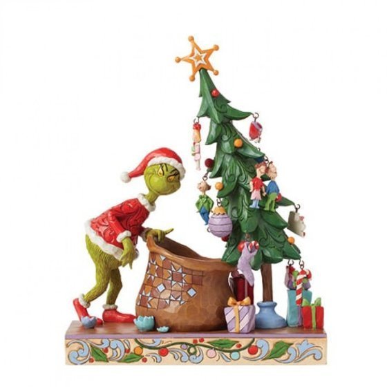 Enesco Grinch by Jim Shore Figurine d'arbre de compte à rebours décorative Grinch 6015223