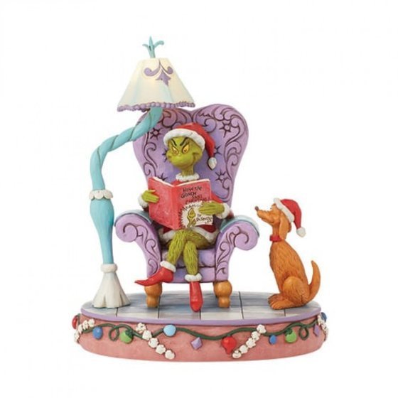 Enesco Grinch by Jim Shore Grinch in a large chair 6015213