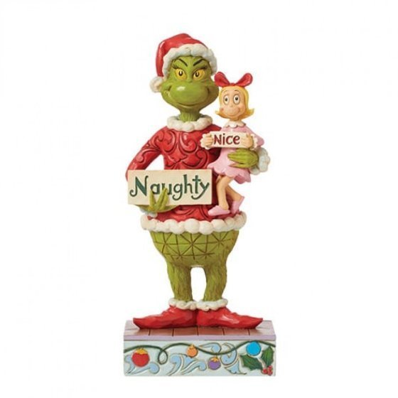 Enesco Grinch by Jim Shore 6015212 Naughty, nice Grinch and Cindy
