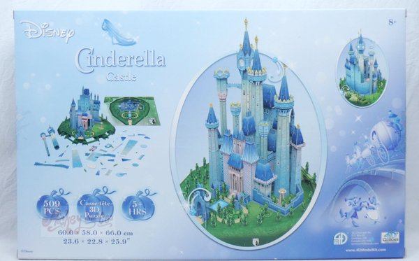 Disney 4D Cityscape Puzzle Cinderella Schloss 509 Teile